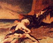 William Etty Hero and Leander 1 Norge oil painting reproduction